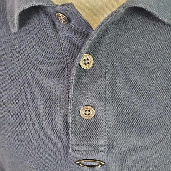 5/$10 BUNDLE ME! Oakley Mens Polo Shirt Navy Size Large G43 - Picture 4 of 6